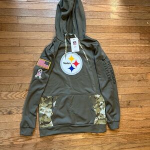 Mens Nike Salute To Service Steelers Hoodie